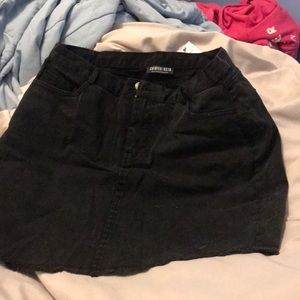 Black skirt